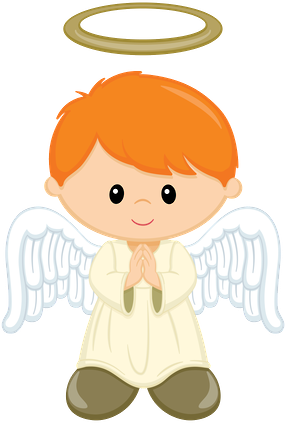 Angel Boys - Angels Clipart (286x423)