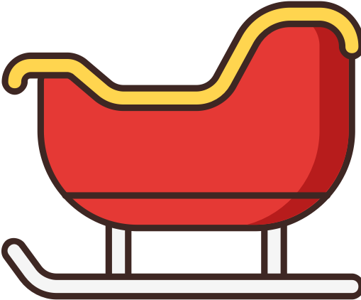 Christmas, Christmas, Santa, Sleigh Icon, Sleigh Character - Rooster (512x512)