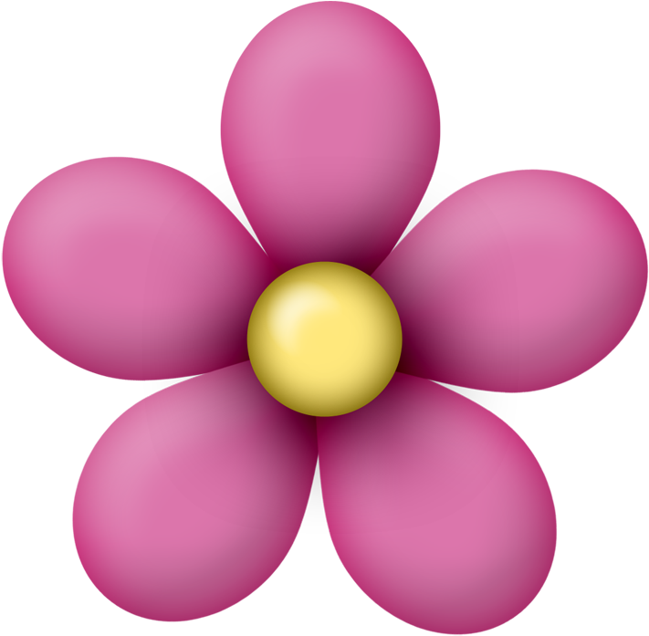 Lacarolita Just Beautiful Flower1 - Desenho De Flor Em Png (800x800)