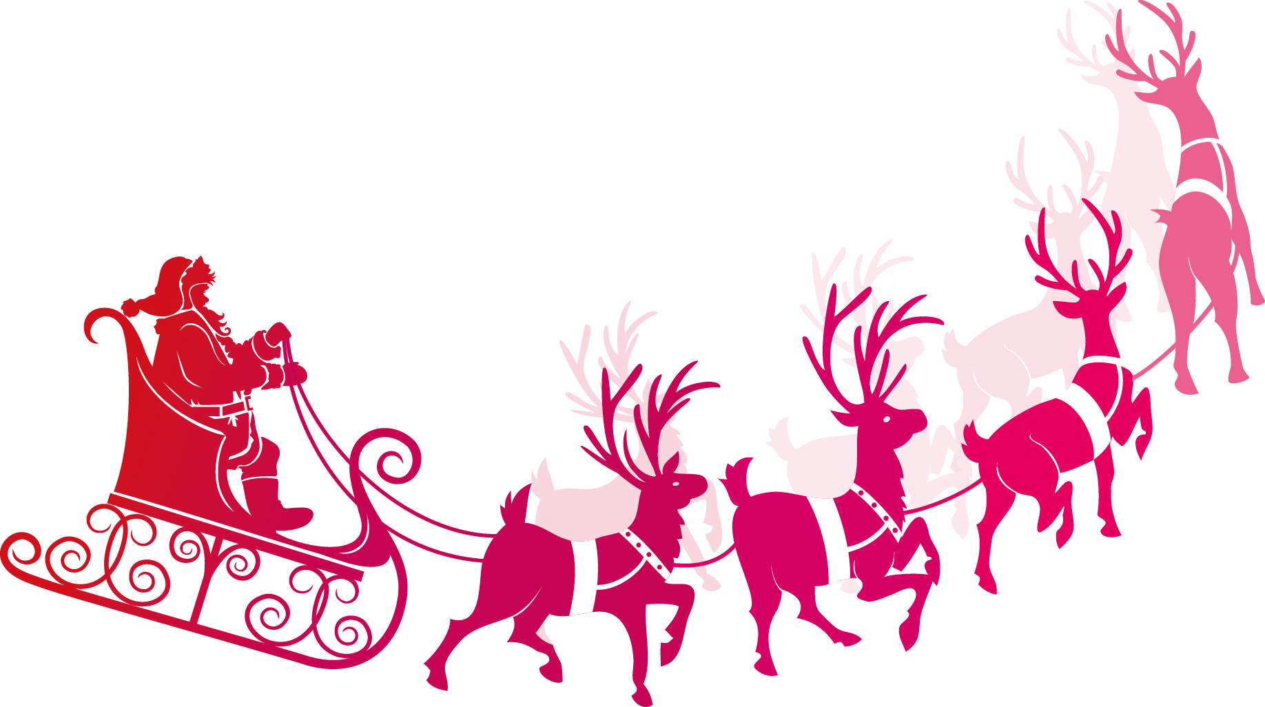 Santa Clauss Reindeer Rudolph Santa Clauss Reindeer - Santa Clauss Reindeer Rudolph Santa Clauss Reindeer (1836x1026)