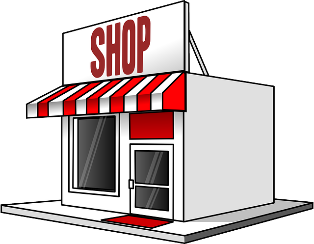 Shop Clipart Retail Store - Little Store (640x497)