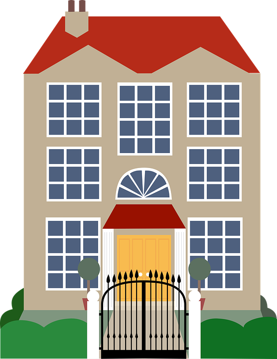 Store Cliparts Transparent 23, - Mansion Clipart Transparent Background (556x720)