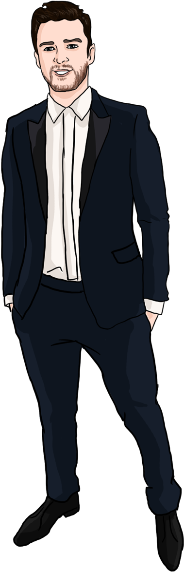 Businessman Business Man 2 Clip Art At Vector Clip - Justin Timberlake Clipart (552x1200)