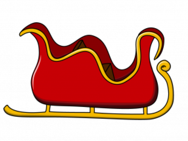 Drawn Sleigh Santa's Slay - Winter Sport (640x480)