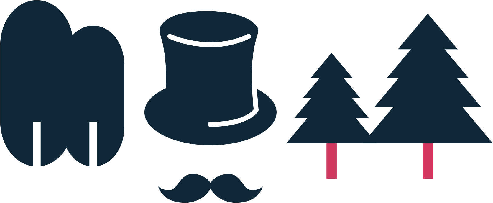 Hat Beard Woods Posters Png Vector Elements - Portable Network Graphics (1672x688)