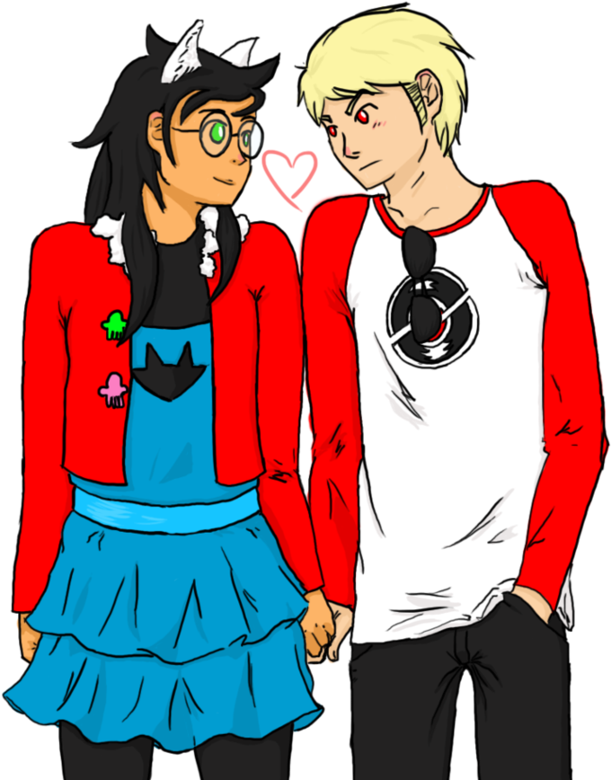 Jade Heart Dave - Cartoon (854x935)