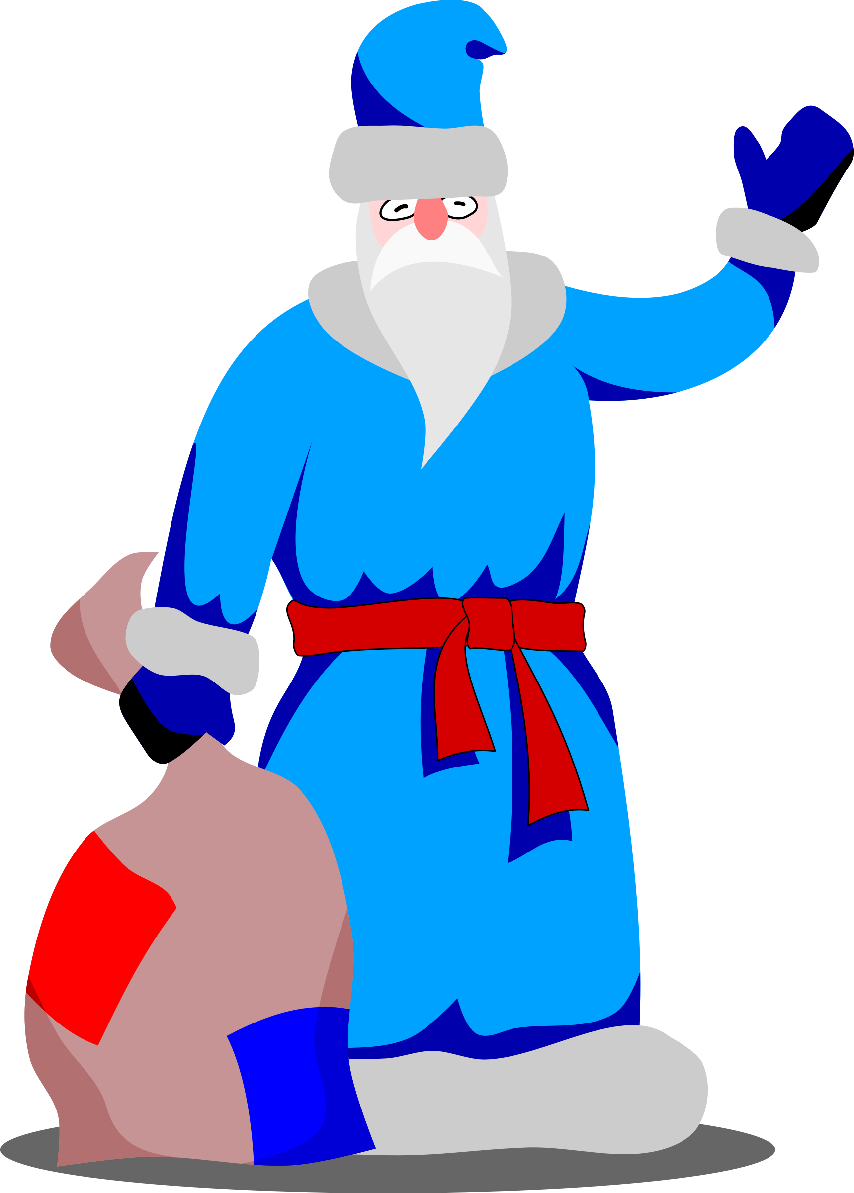 Free Grandpa Frost By Rones Free Santa - Granpa Frost Png (1718x2400)
