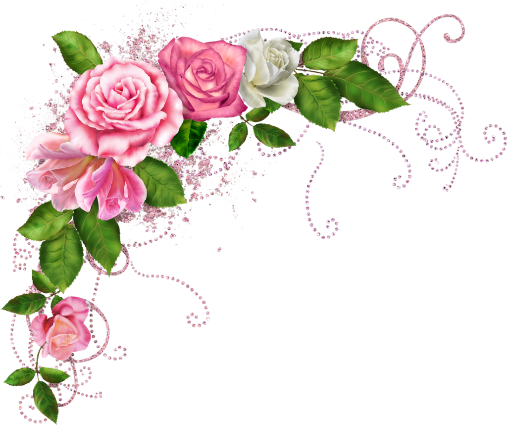 Flower Corner Border Transpa - Sterling Silver Amethyst W Cz Accents Ring (1024x858)