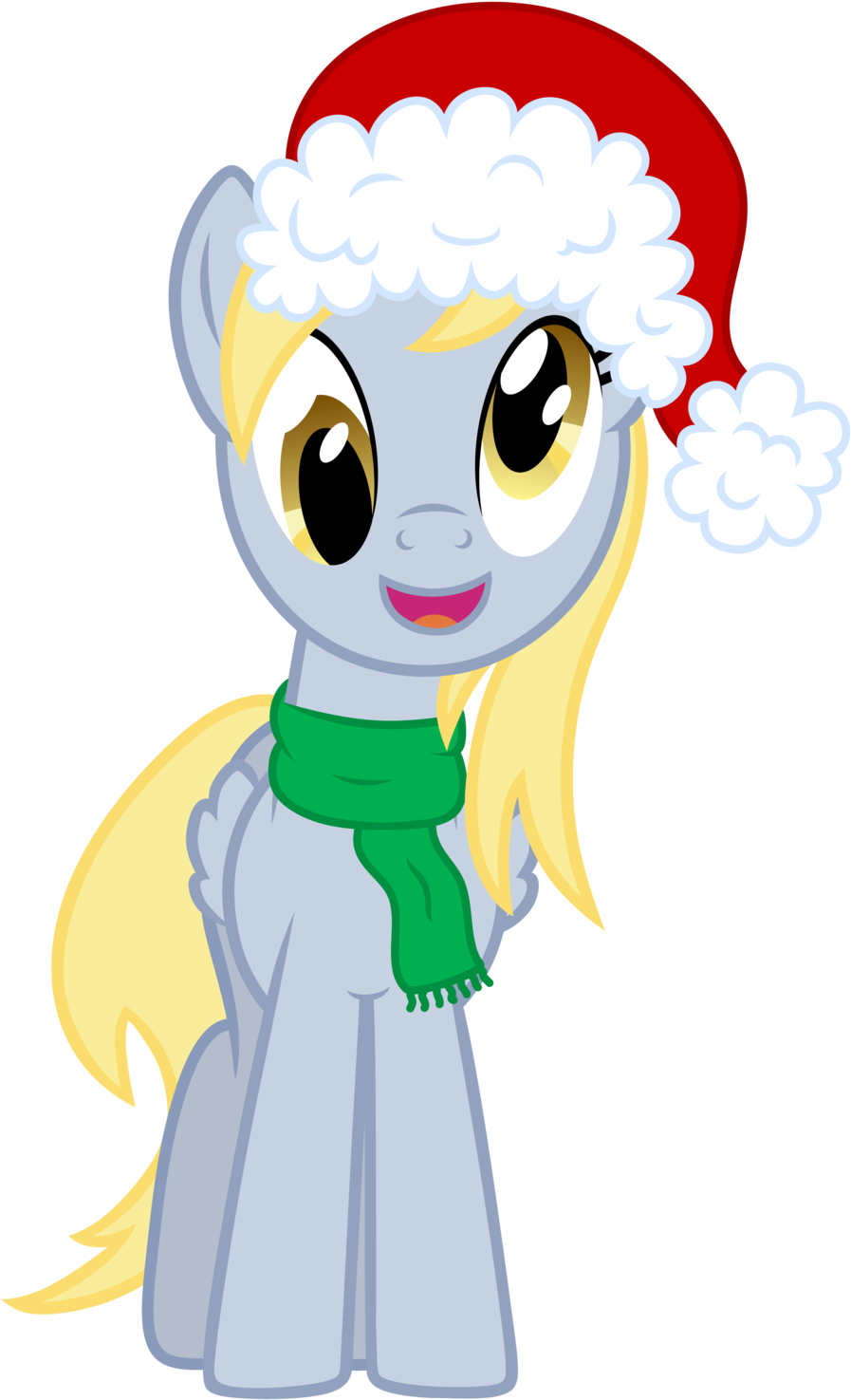 Derpy As Your Secret Santa - Cartoon (900x1521)
