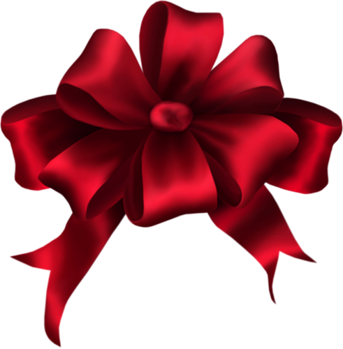 123 0004 Crimsonred - Moño De Regalo .png (491x500)