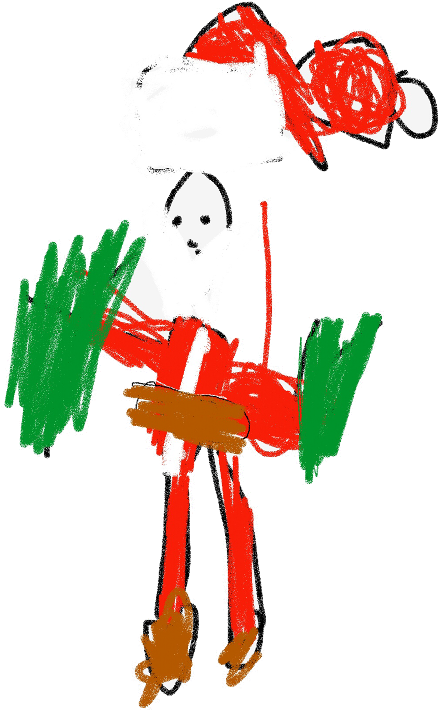 Santa Claus, By Sofia - Illustration (1000x1465)