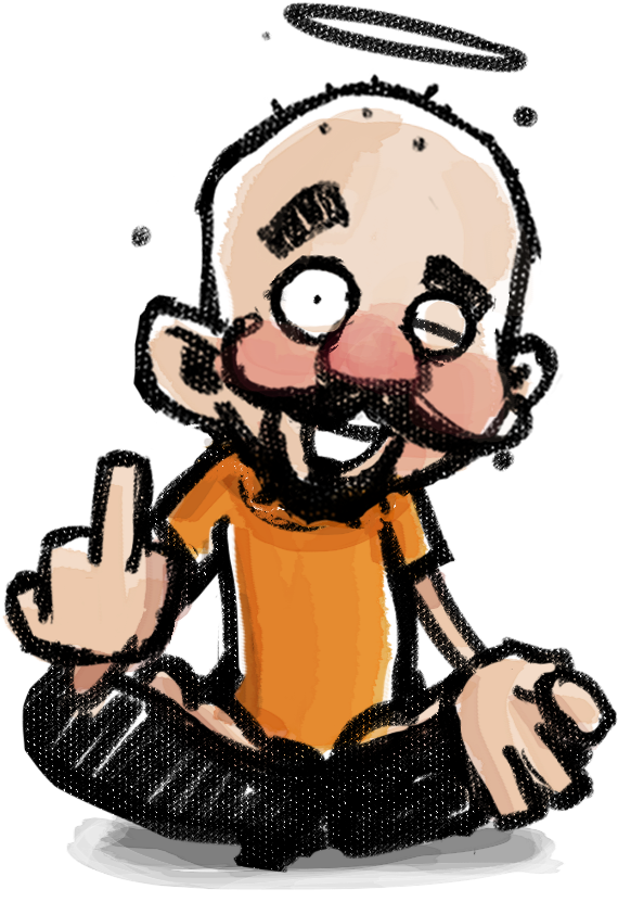 Biskit Baba - Characters - Mascot - Ana Patankar, Mascot, - Cartoon Baba (992x1043)