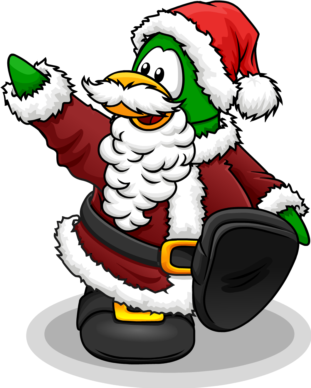 Santa Series 5 Tb - Club Penguin Christmas Penguin (1058x1355)
