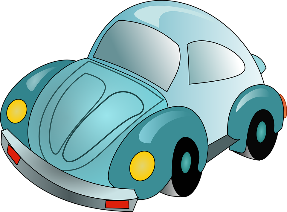 Car Clipart - Cartoon - Gambar Mobil Kodok Kartun (960x709)