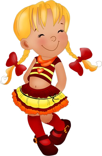 Bonecas & Meninas - Pigtail Clipart (328x500)