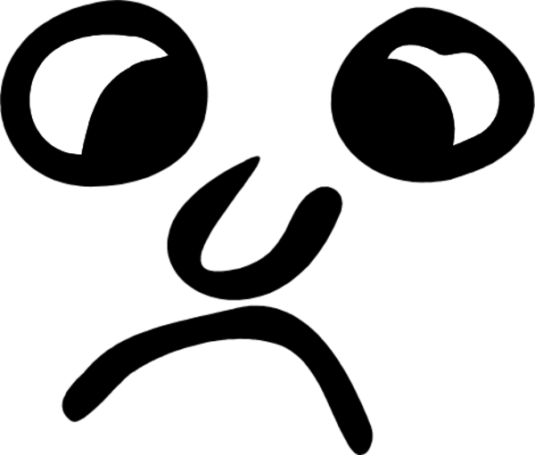 Vector Clip Art - Sad Eyes And Mouth (600x511)