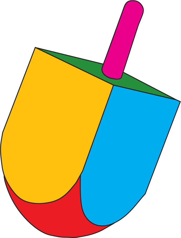 Dreidel - Happy Hanukkah - Dreidel - Happy Hanukkah (688x904)