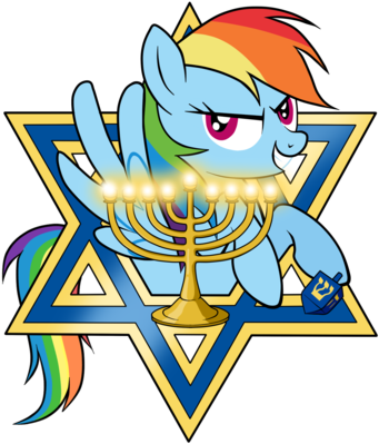 Pixelkitties 877 153 Rainbow Dash Happy Hanukkah By - Ghost Christmas Mlp (600x600)