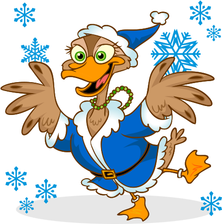 Twas The Night Before Christmas, When All Through The - Cartoon (470x465)