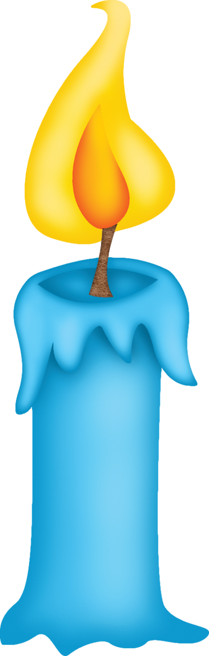 Anelia Celebration Cupcake Sticker02 - Candle Cartoon For Kids (408x1280)