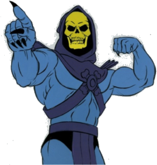 Post Recruit Training I Expanded My Depth Of Knowledge - Skeletor He Man Cartoon (555x571)