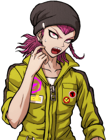 "if You Were Paid A Million Yen Fer Each Month Ya Survived - Danganronpa 2 Souda Sprite (480x280)