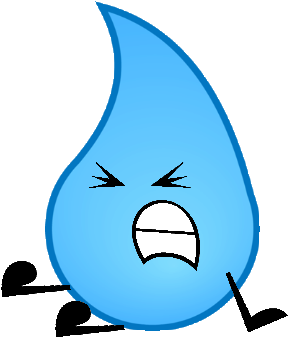 Tear Transparent Png - Teardrop Bfdi Sad (475x431)