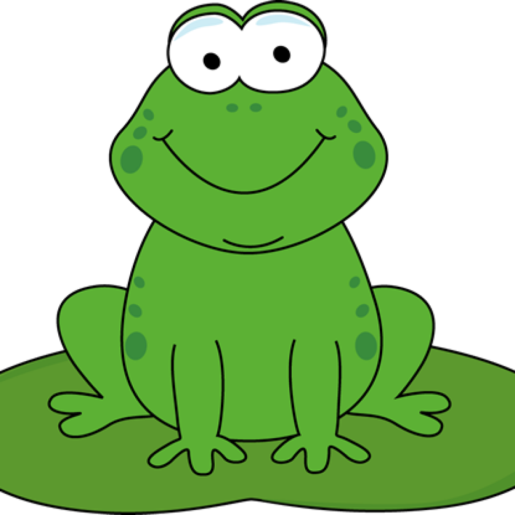 Cartoon Lily Pad Cartoon Frog On A Lily Pad Clip Art - Cartoon Frog Eating Fly (1024x1024)