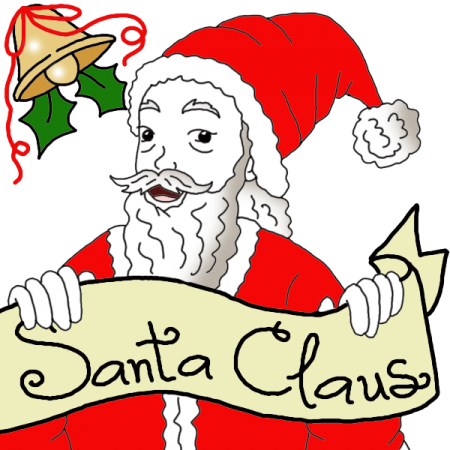 Santa Claus Meanings - Cartoon (450x450)