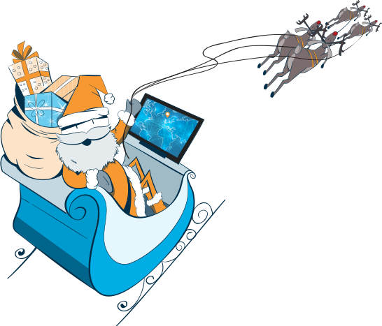 Santa Claus Selects Aerodocs Efb By Arconics - Electronic Flight Bag (546x467)