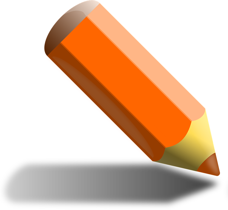 Orange Crayon Clipart Free Clipart Images - Orange Pencil Clipart (763x720)