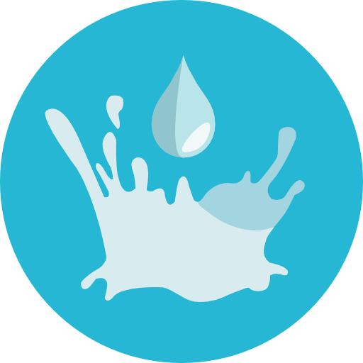When Surface Water Meets With Unsanitary Conditions, - Water Slash Icon Icon (512x512)
