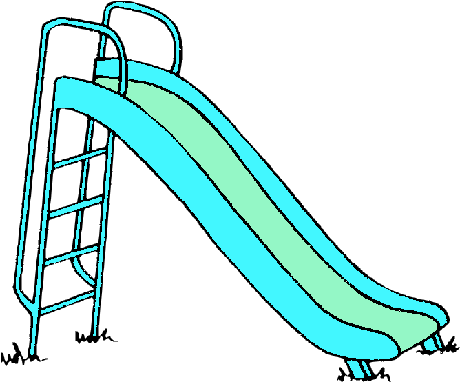 Playground Slide Water Slide Clip Art - Inclined Plane Examples (688x611)