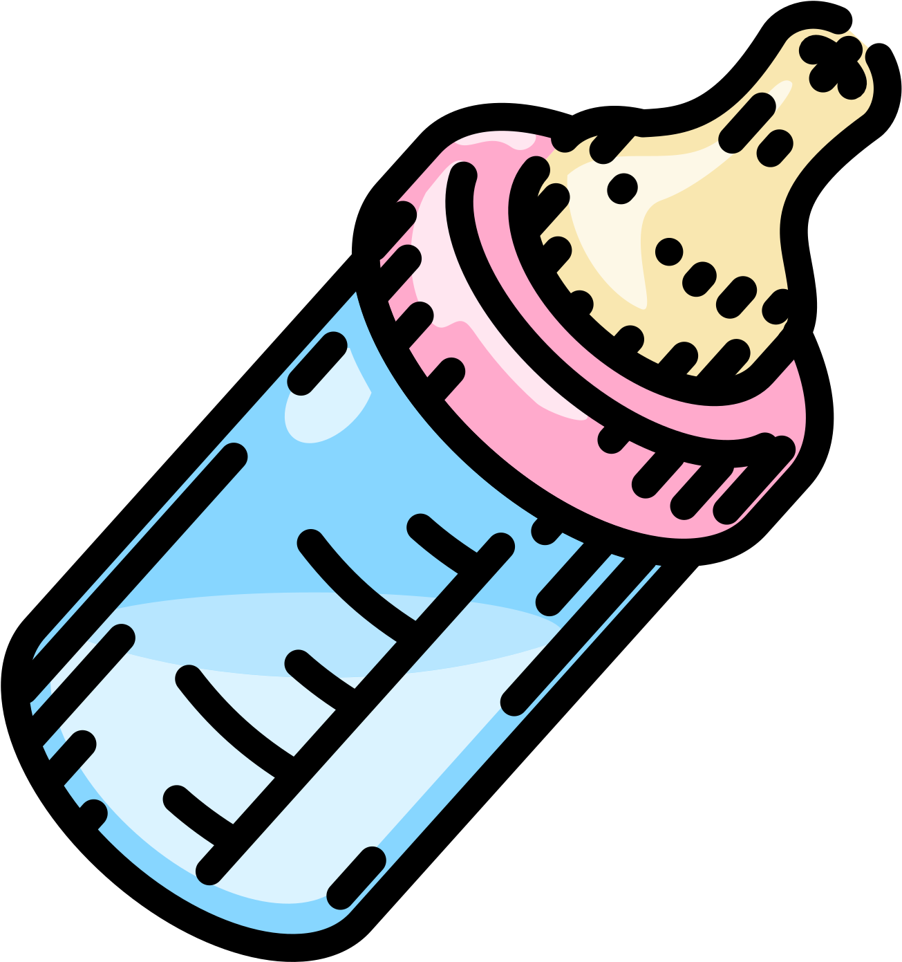 Baby Bottle Free Clip Art Images - Baby Bottle (2314x2400)