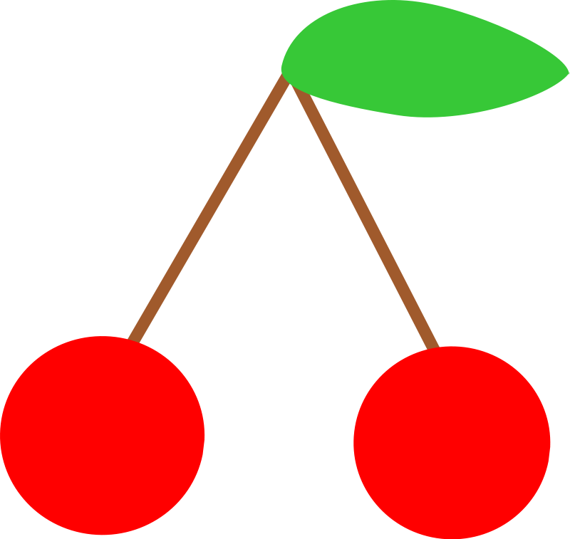 Free Vector Tresne Clip Art - Cherries Symbol (800x757)