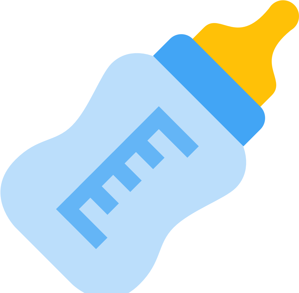 28 Collection Of Baby Bottle Clipart Blue - Baby Bottle Icon Png (1600x1600)