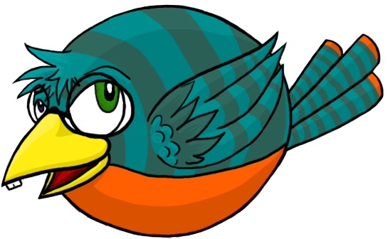 Chimney Swift Bird Transparent By Indimew - Chimney Swift (567x393)