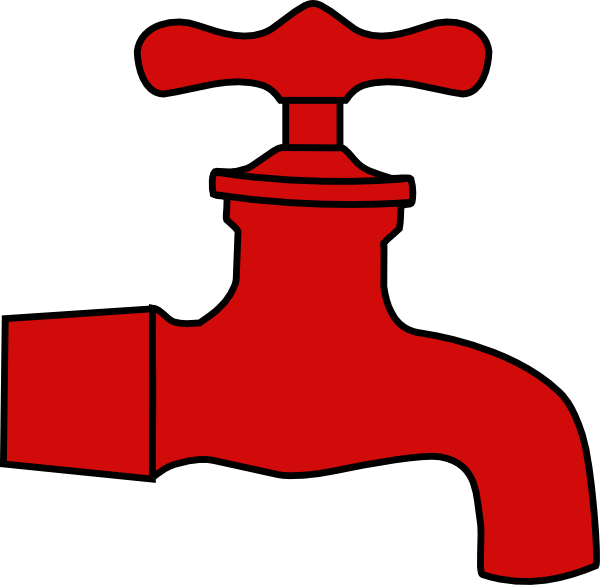 Clip Arts Related To - Clip Art Black Tap (600x585)