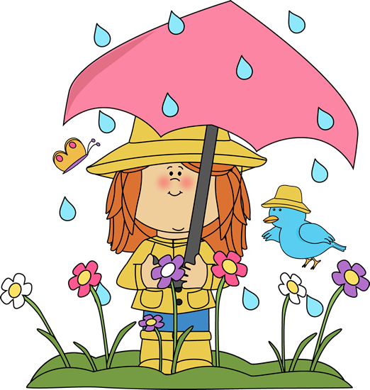 April Showers Clipart Images Free Clip - Spring Showers Clipart (522x550)