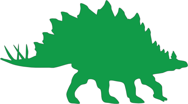 Stegosaurus Clip Art - Stegosaurus Clipart (600x331)