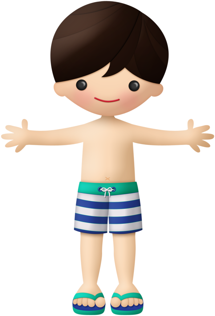 Album - Boys Beach Clipart Png (698x1024)