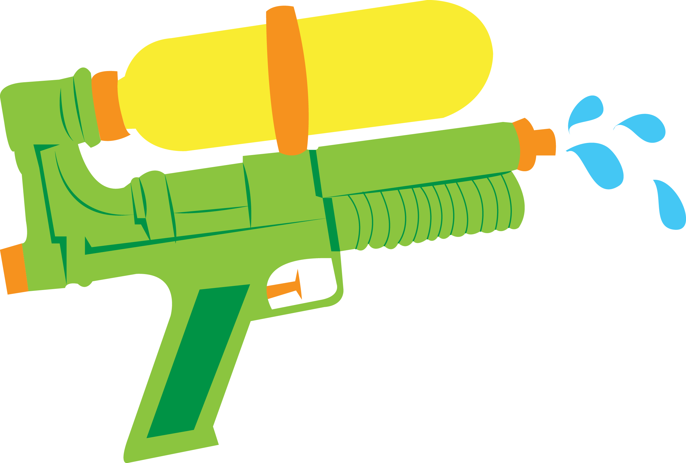 Clip Art - Clip Art Water Gun (2324x1571)