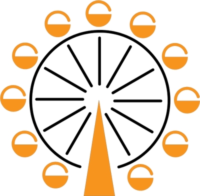 Ferris Wheel Clipart Transparent - Developing Theory Of Mind (400x392)