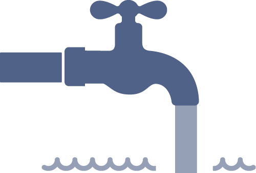 Every $1 Invested In Improved Water Supply And Sanitation - Water Supply Icon Png (500x339)