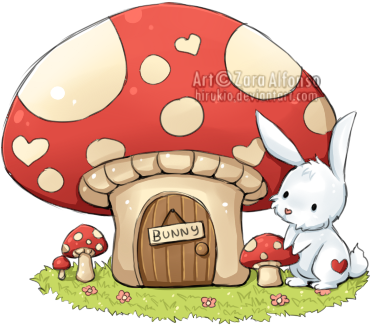 Year Of The Bunny - Cartoon (382x341)