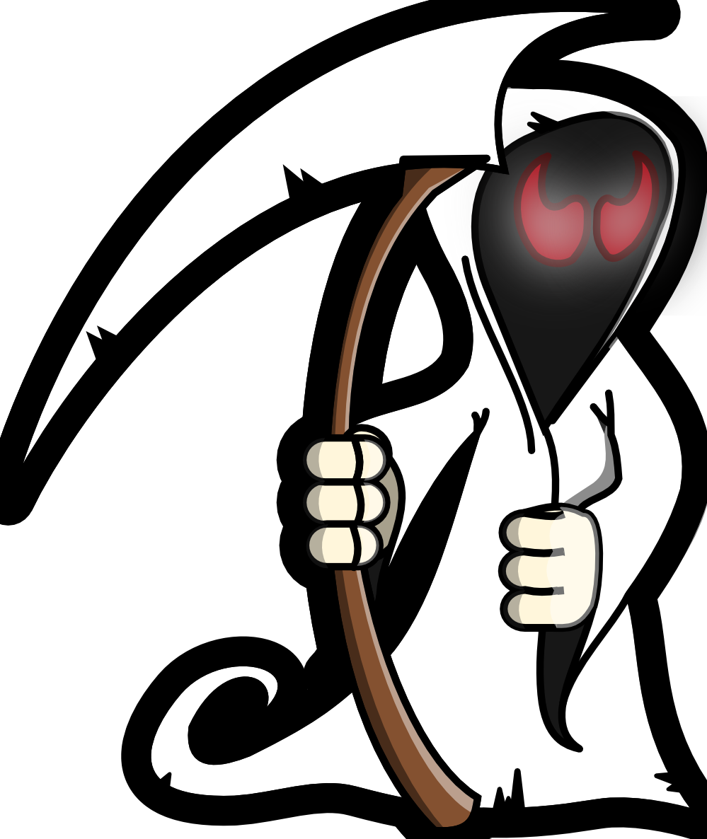 Grim Reaper Clipart Cartoon Network - Grim Reaper Logo Png (999x1186)