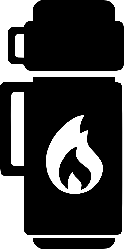 Thermo Flask Cup Hot Water Comments - Water (490x980)