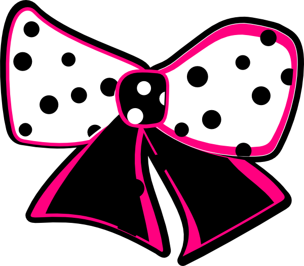 Leah S Bow Clip Art At Clker - Black Tie (600x524)