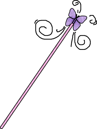 Princess Wand Png (338x450)