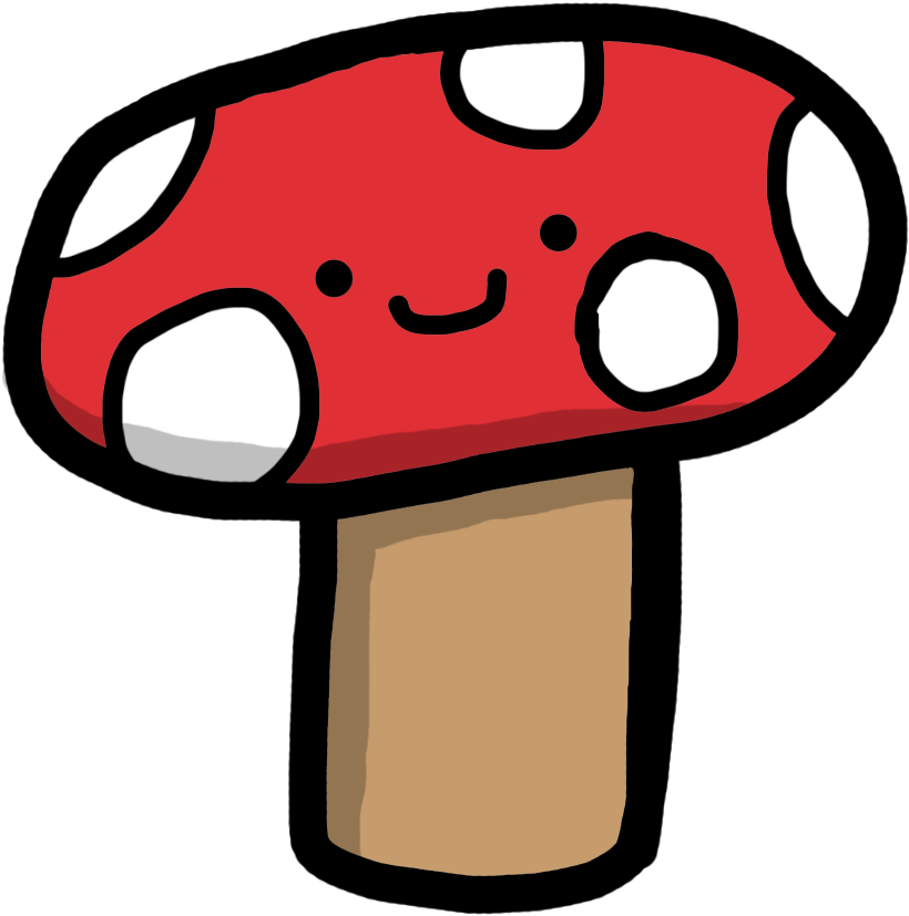 28 Collection Of Cute Mushroom Drawing - Roman Puente Cute Mushroom Aluminium Outdoor Usage (1280x1024)